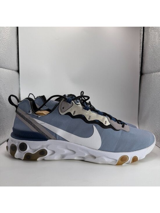Nike Other - Nike React Element 55 Indigo Fog Shoes Mens Size 12 Blue Running Athletic